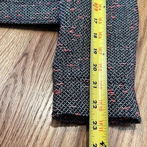 NWT JCREW JACKET BLAZER LINED SZ 4 Gray White Pink spots - Picture 6 of 8